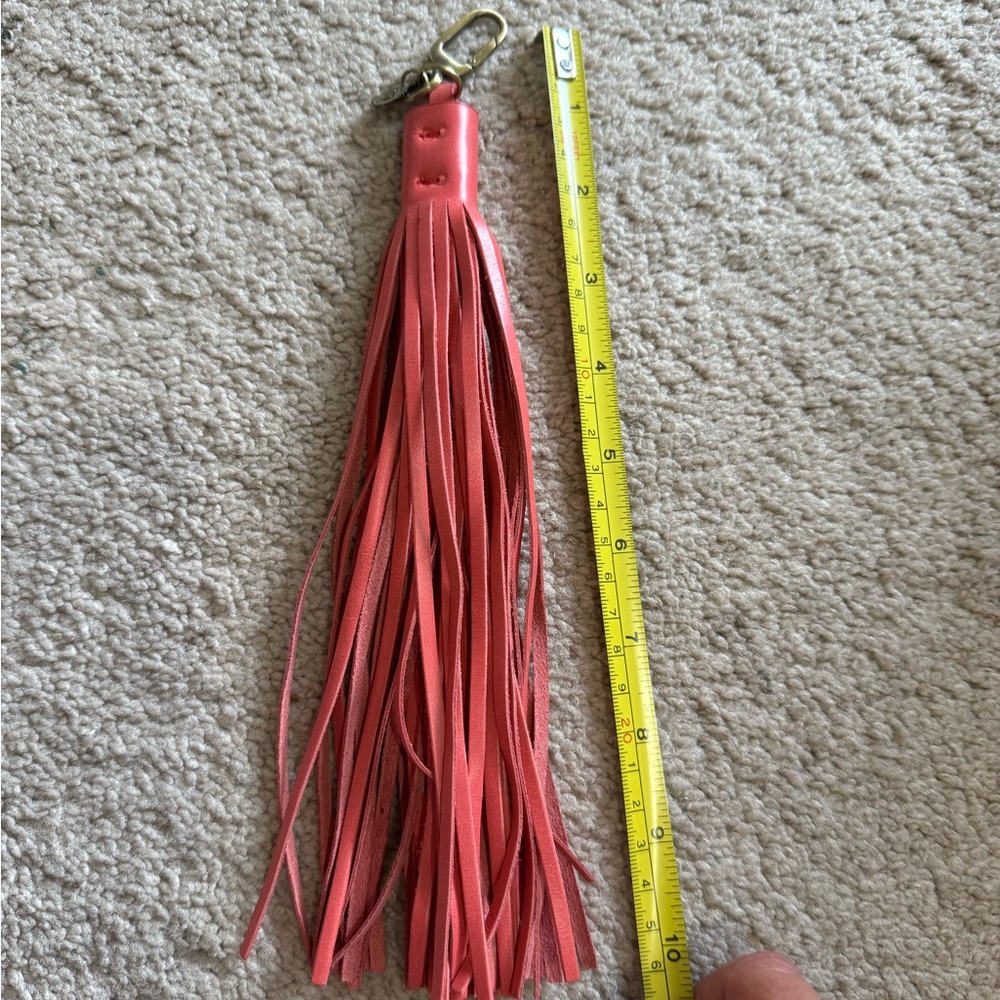 HOBO Pink Key & Card Holder Tassel